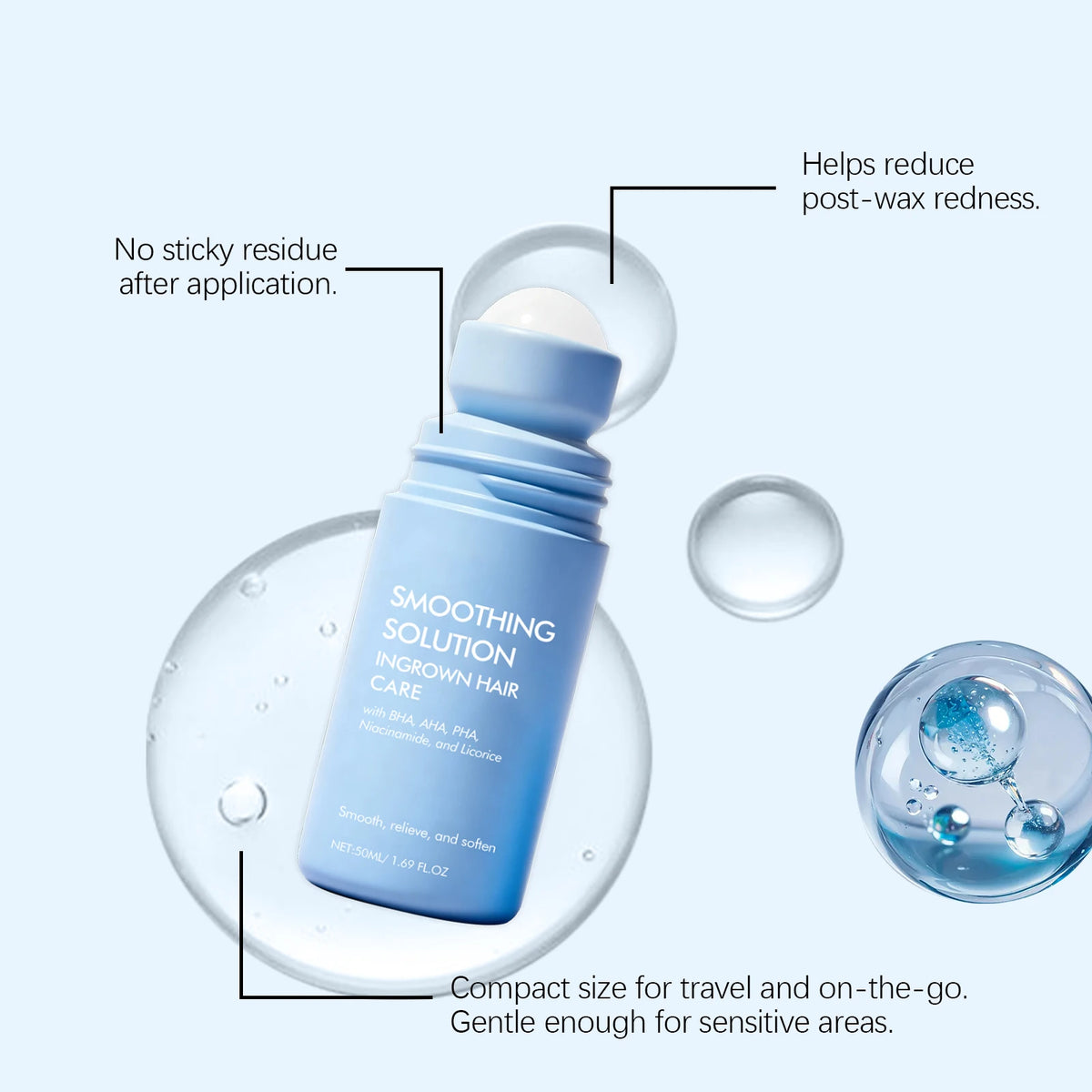 Ingrown Hair AHA+BHA+PHA Smoothing Roller