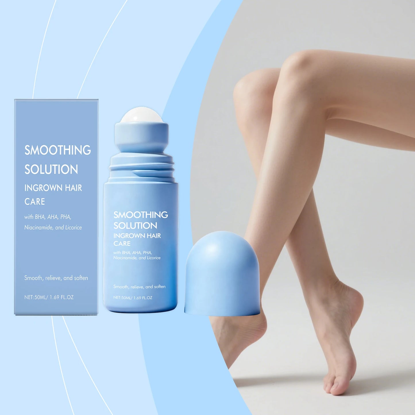 Ingrown Hair AHA+BHA+PHA Smoothing Roller