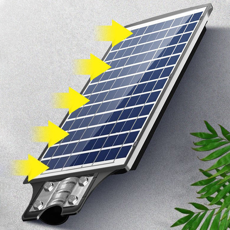 Outdoor Weatherproof Solar Street Light with Motion Sensor & Remote