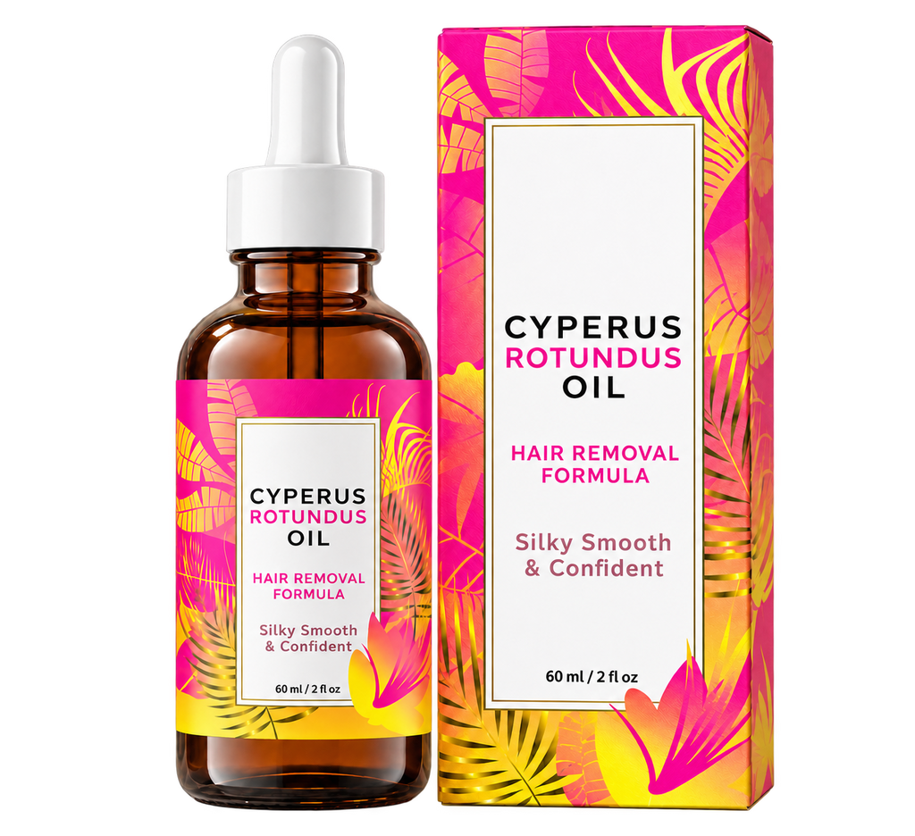 Cyperus Rotundus Oil for Hair Reduction Natural Permanent Hair Reduction