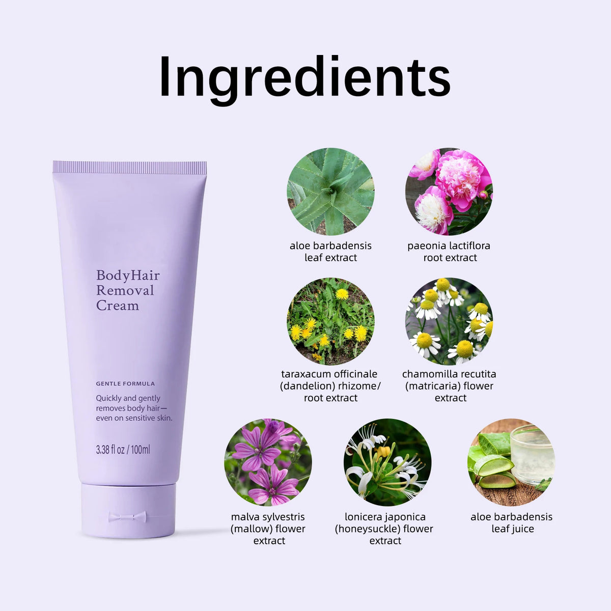 Gentle Full Body Hair Removal Cream