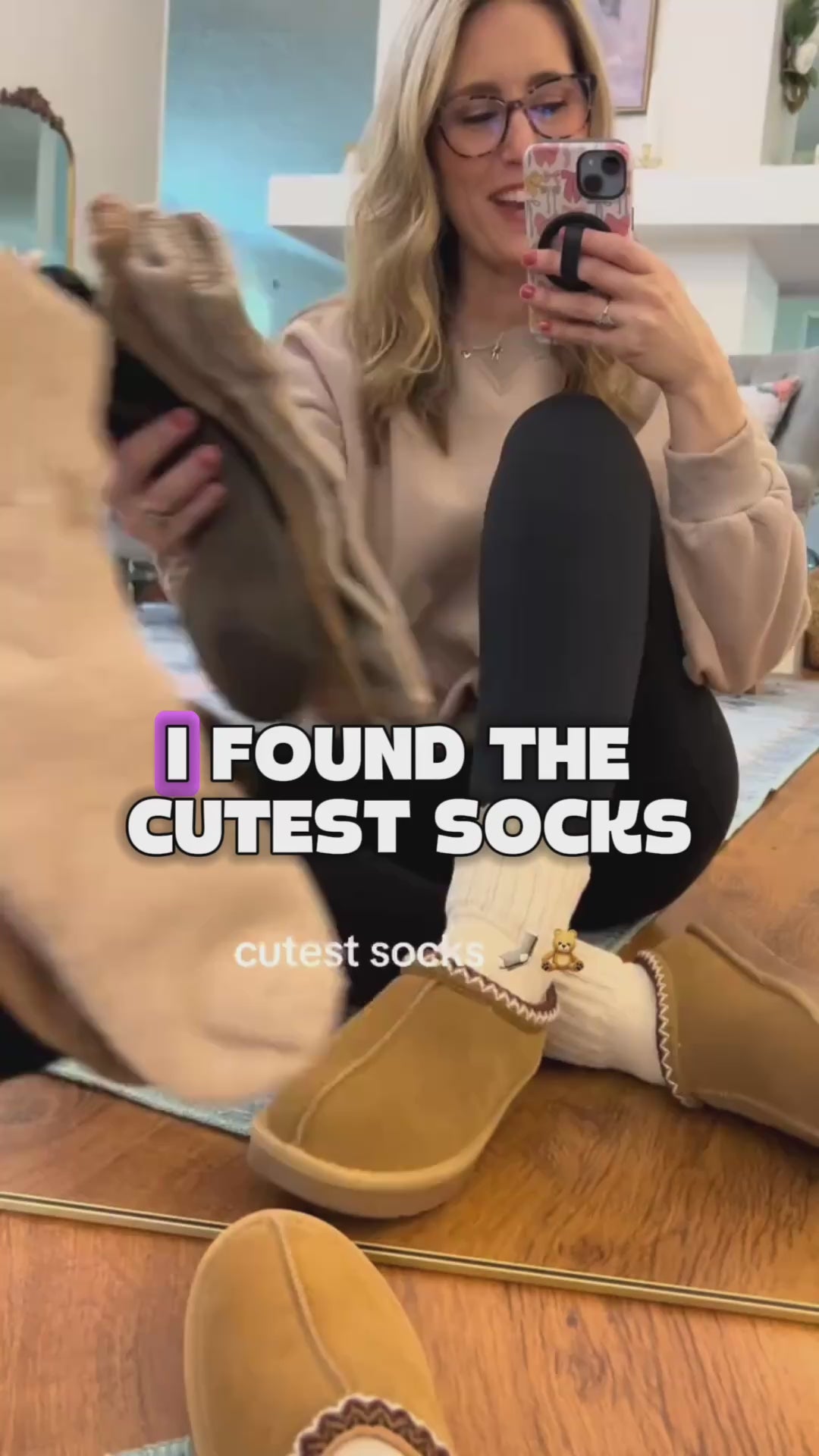 Wool Women's Medium Socks Thickened Keep Warm Pure Color video